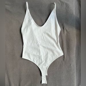 White Free People Intimately Body Suit NWOT Size S/M
